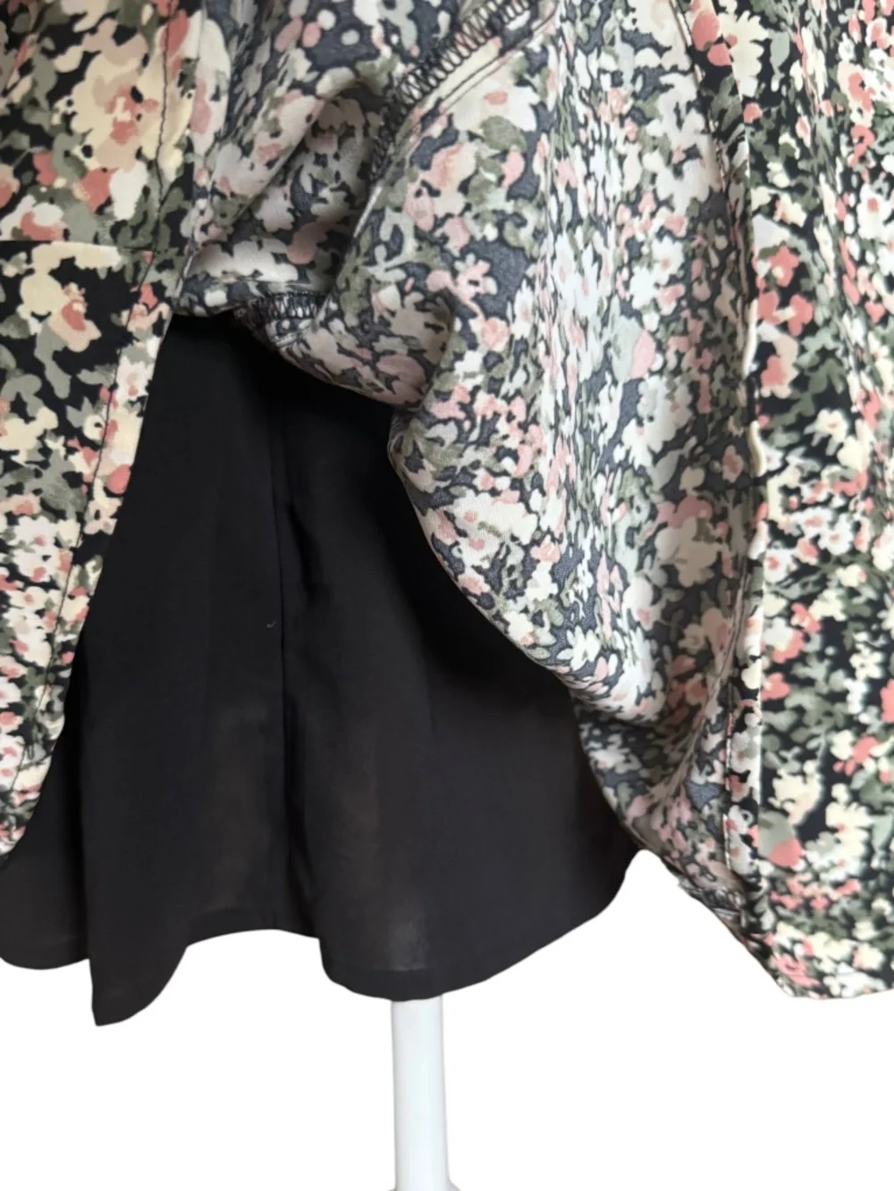 Abercrombie & Fitch Square Neck Floral Mini Dress Sz L